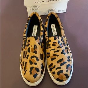 NIB Steve Madden Ecentric Leopard Slip On